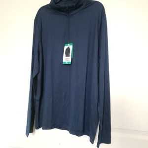 32 Degrees Heat Long Sleeve Blue 3/4 Zip Pullover - Men NWT